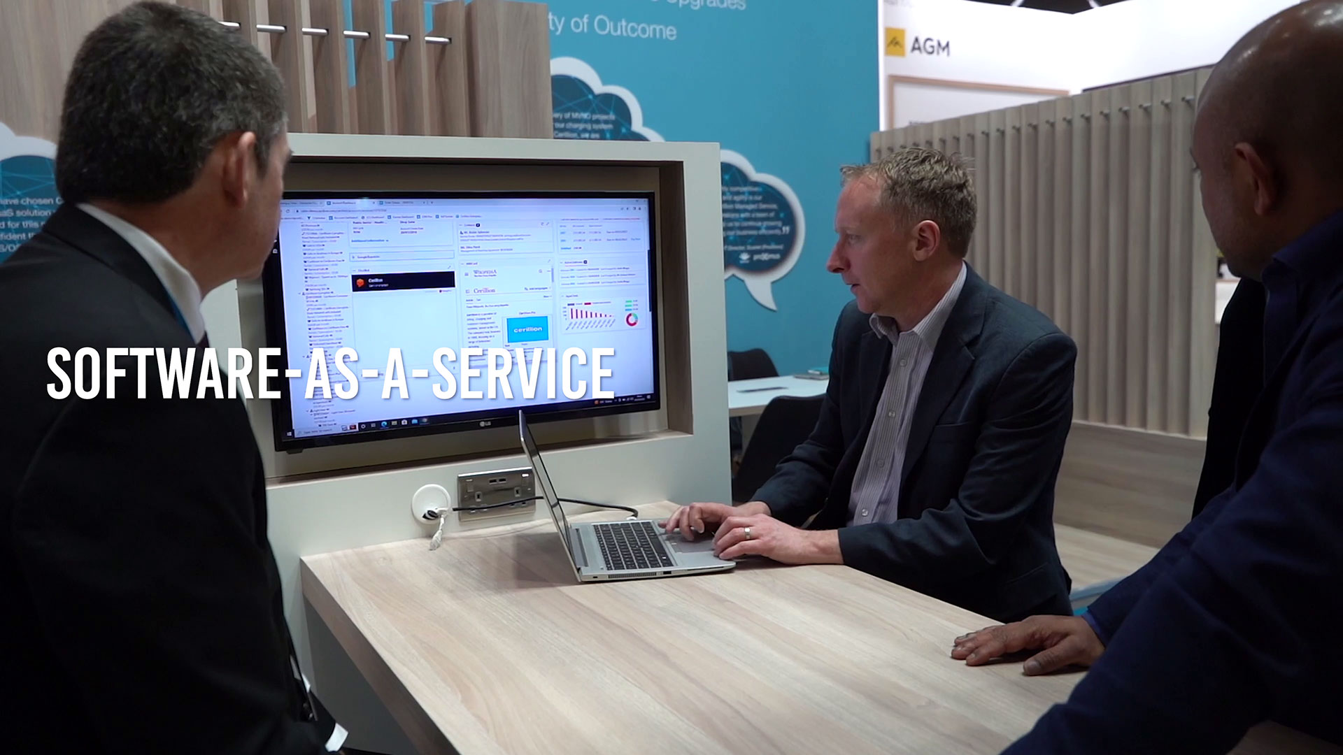 Image of software being demonstrated