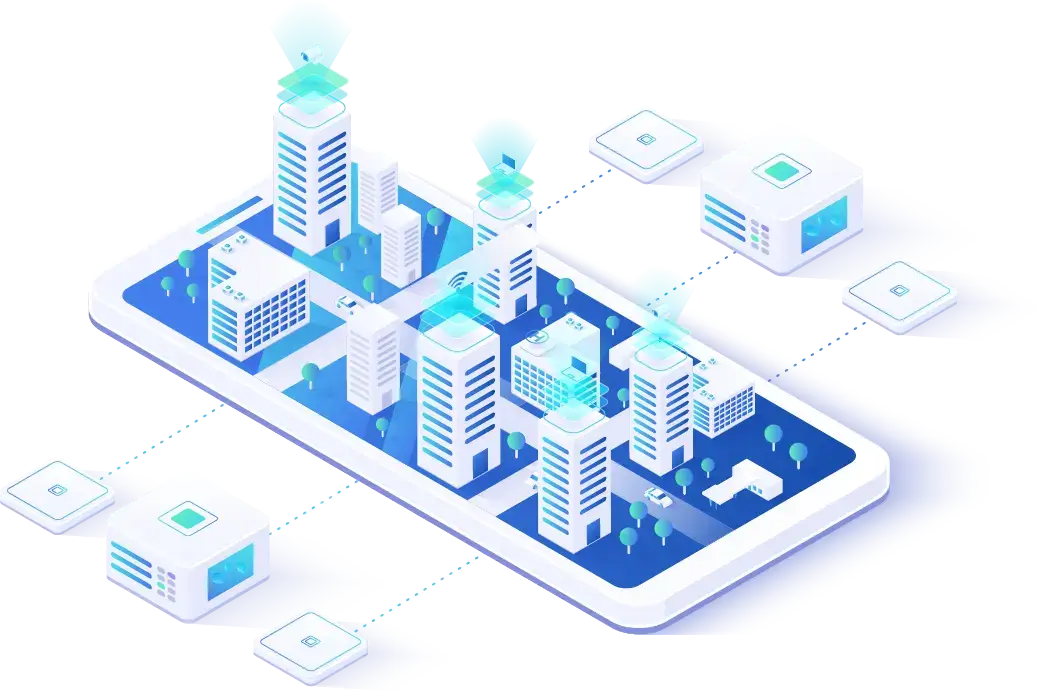 Smart City concept diagram 